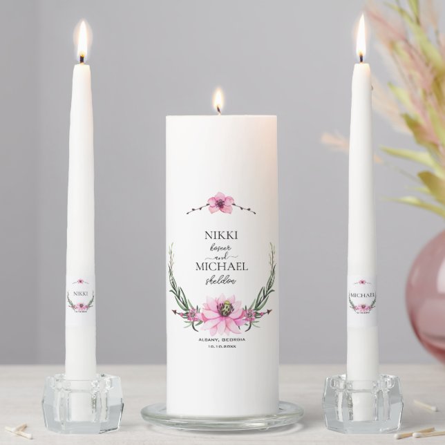 Customizable Candle | Personalized Wedding Candles (In Situ)