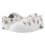 Customizable Candy Cane Low Top Tennis Shoes at Zazzle