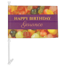 Customizable Candy Happy Birthday Modern Colorful