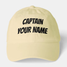 Customizable cap - captain