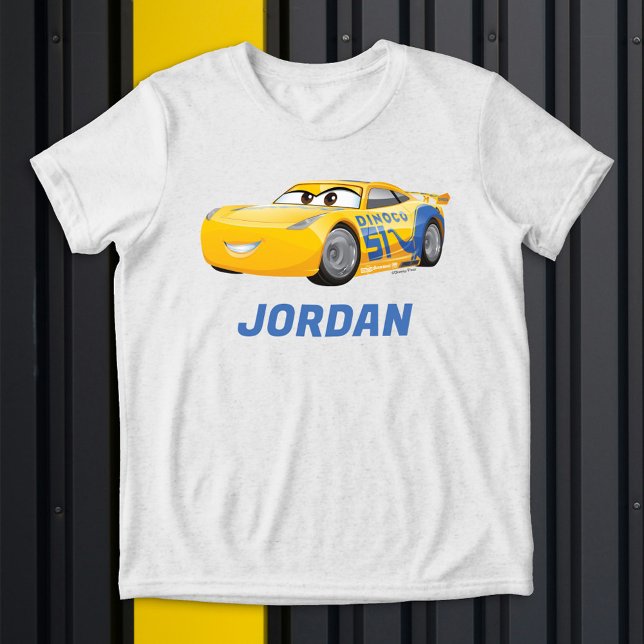 Customizable Cars 3 | Cruz Ramirez Tri-Blend Shirt (Shirt on background)
