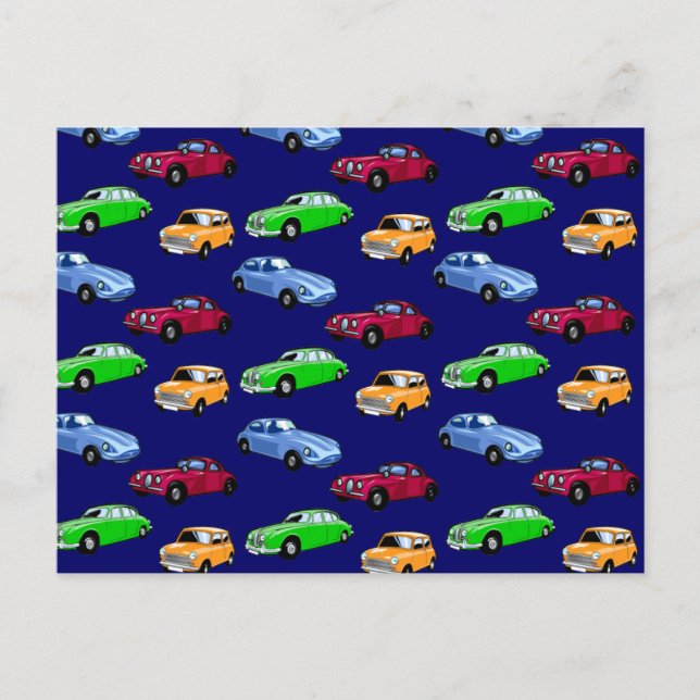 Customizable Cars Postcard (Front)