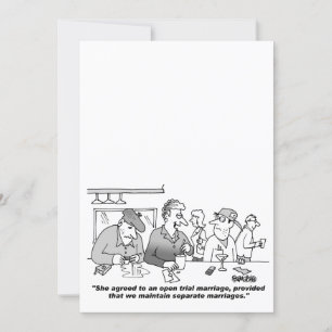 Customizable Cartoon Wedding Invitation