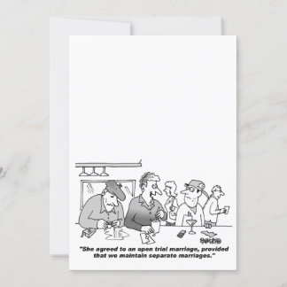 Customizable Cartoon Wedding Invitation