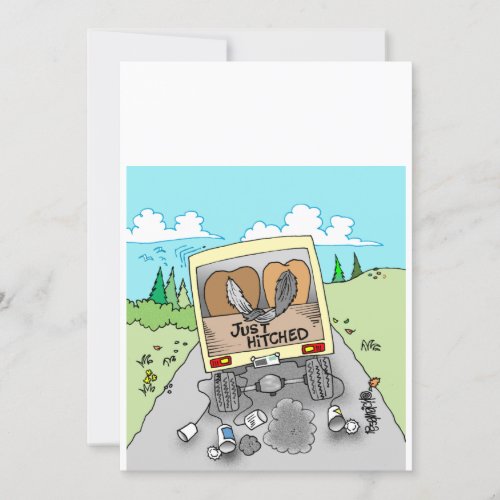 Customizable Cartoon Wedding Invitation