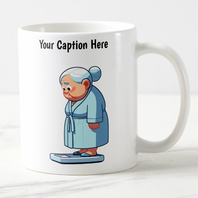 Customizable Cartoon Weight Scale  Coffee Mug (Creator Uploaded)