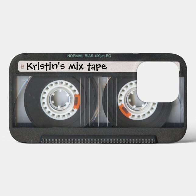 Customizable Cassette Mix Tape Case-Mate iPhone Case (Back (Horizontal))