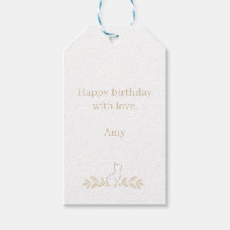 Customizable Cat Gift Tag | All Occasion