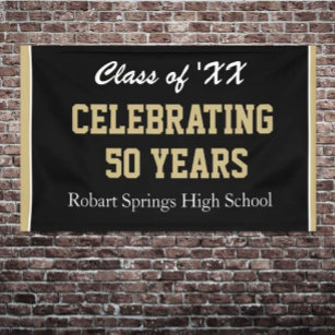 Customizable! Celebrate any year reunion banner