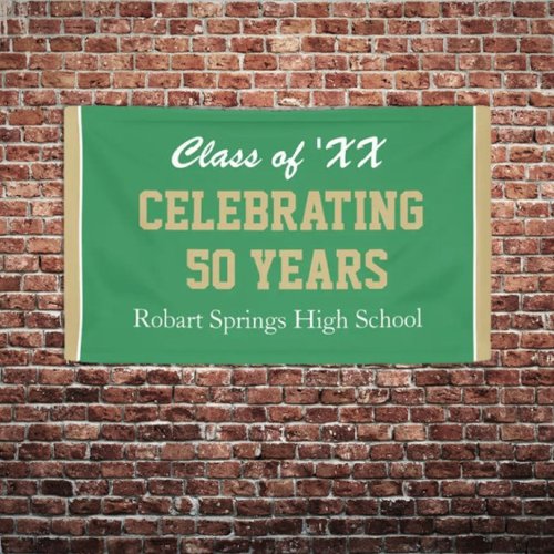 Customizable Celebrate any year reunion banner