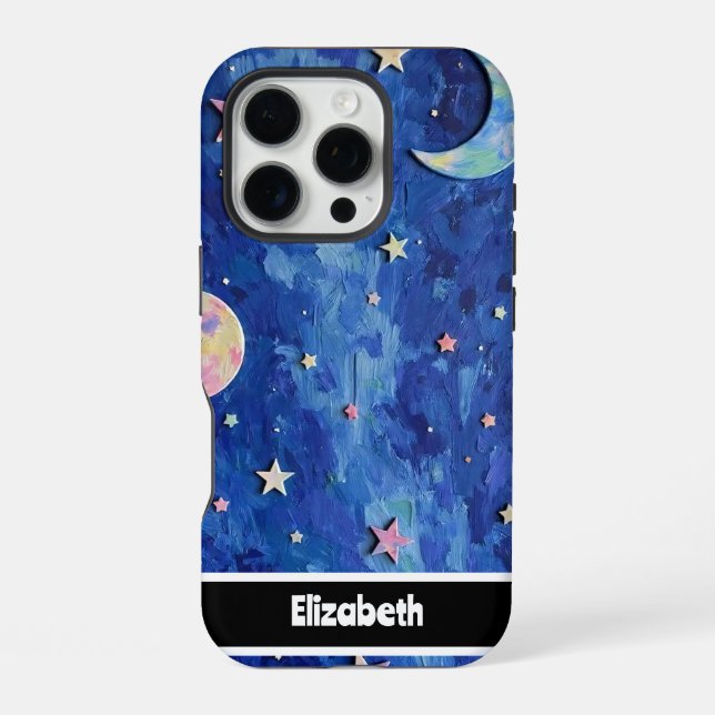 Customizable Celestial Night Phone Cover (Back)