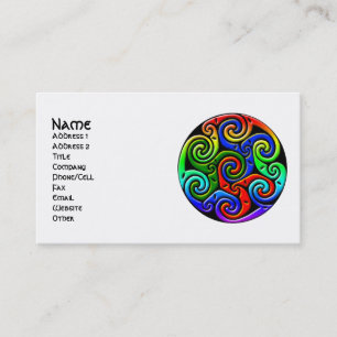Customizable Celtic Art Business Cards