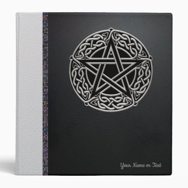 Customizable Celtic Pentacle Binder (Front)