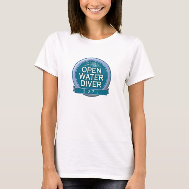 Customizable Certified Open Water Diver T-Shirt (Front)