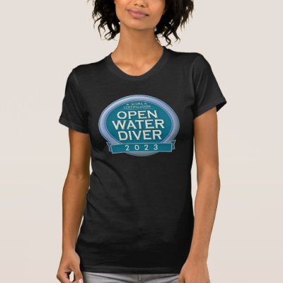Customizable Certified Open Water Diver T-Shirt