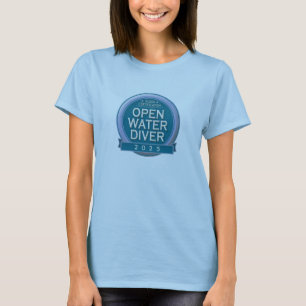 Customizable Certified Open Water Diver T-Shirt