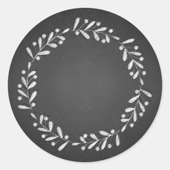 Customizable Chalk Garland Border Stickers (Front)