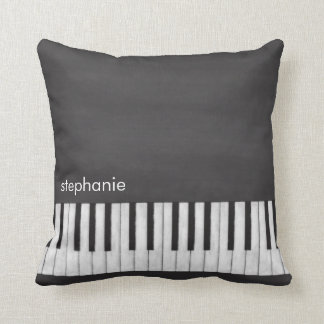 Customizable Chalkboard Keyboard Throw Pillow