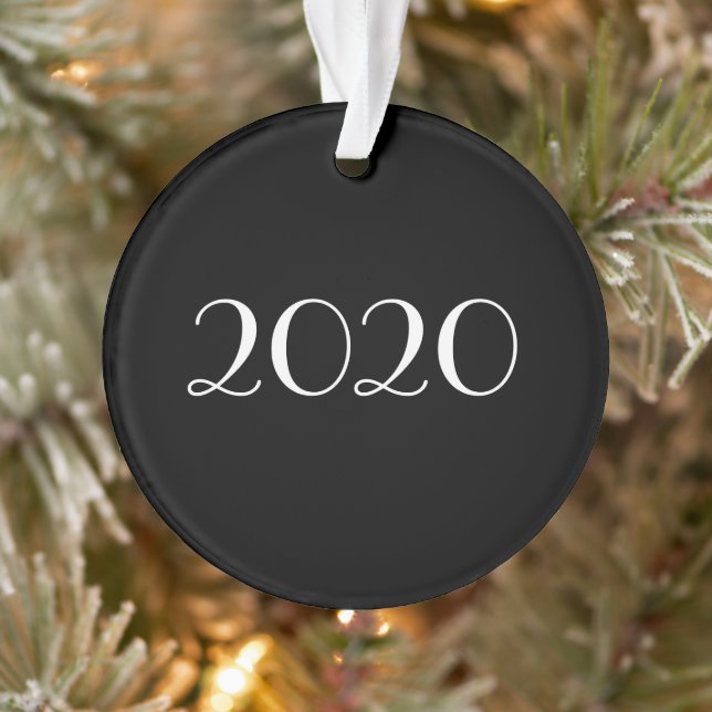 customizable chalkboard style Christmas ornament (Tree)