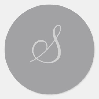 Customizable Charcoal Circle Sticker