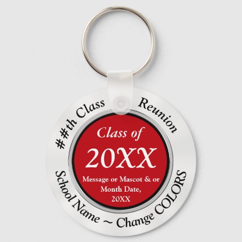 Customizable Cheap Class Reunion Souvenirs Reunion Keychain