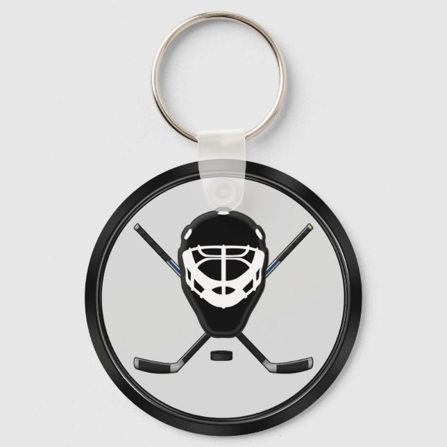 Customizable Cheap Hockey Gifts Hockey Keychains (Front)
