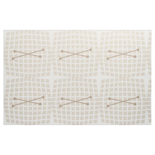 Customizable Checkered Linen Pattern  Fabric
