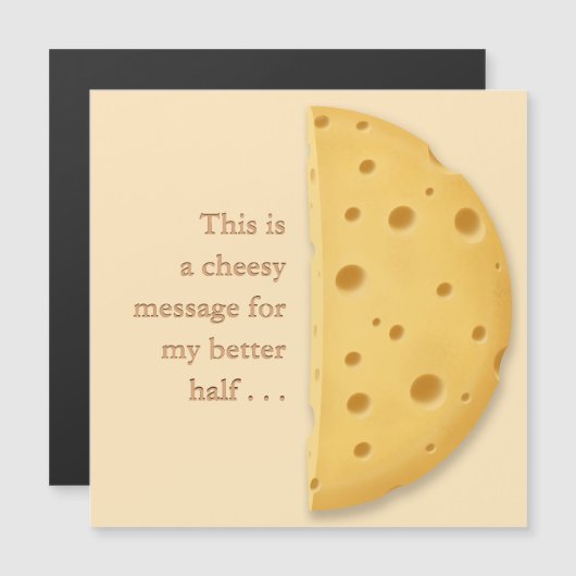 Customizable Cheesy Message Charming Romantic (Front/Back)
