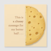 Customizable Cheesy Message Charming Romantic (Front)