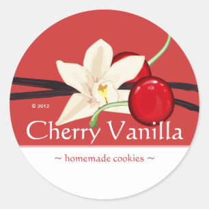 Customizable Cherry Vanilla Stickers