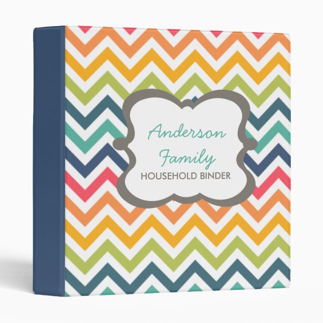 Customizable Chevron Binder (Front/Spine)