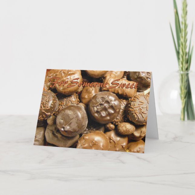 Customizable Chocolate Card (Front)