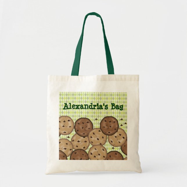 Customizable Chocolate Chip Cookies Tote Bag (Front)