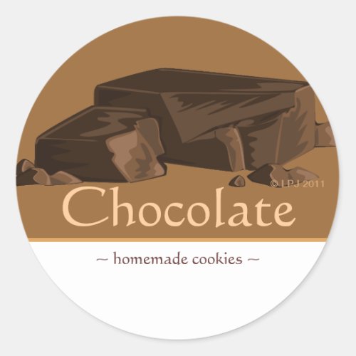 Customizable Chocolate Stickers