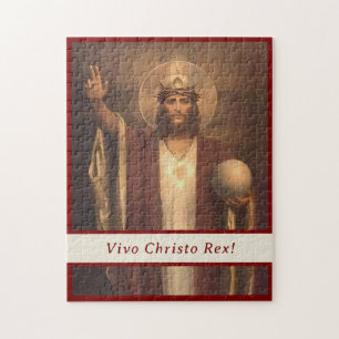 Customizable Christ the King Jigsaw Puzzle