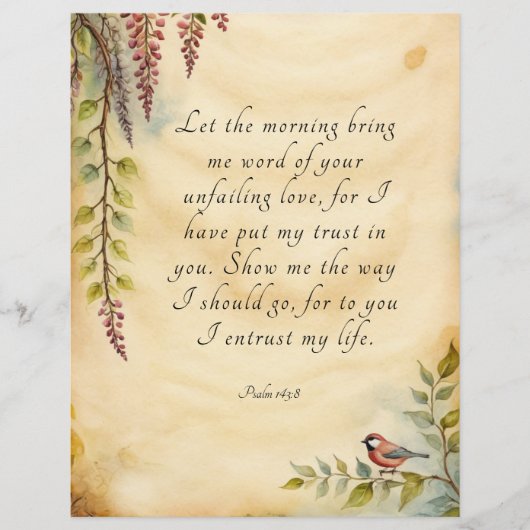 Customizable Christian Bible Verse Art (Front)