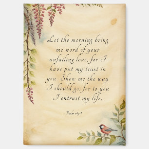 Customizable Christian Bible Verse Art Magnet