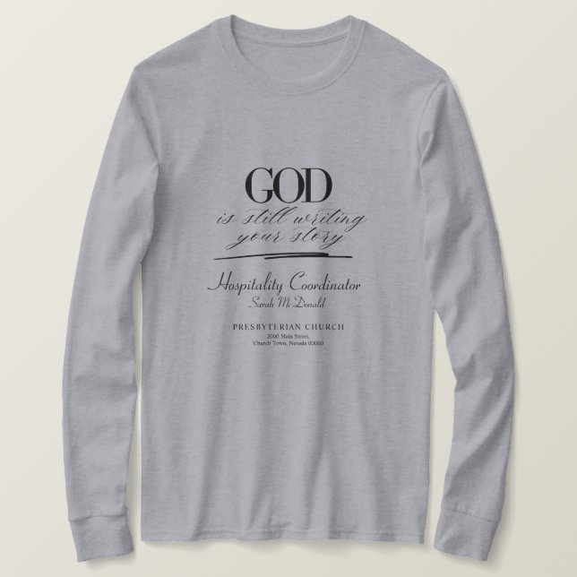 Customizable Christian Group T-Shirt (Design Front)