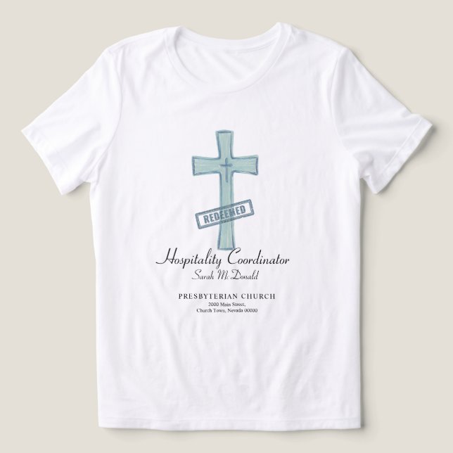 Customizable Christian Group T-Shirt Tri-Blend Shirt (Design Front)