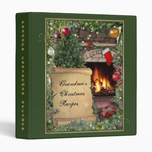 Customizable Christmas Binder