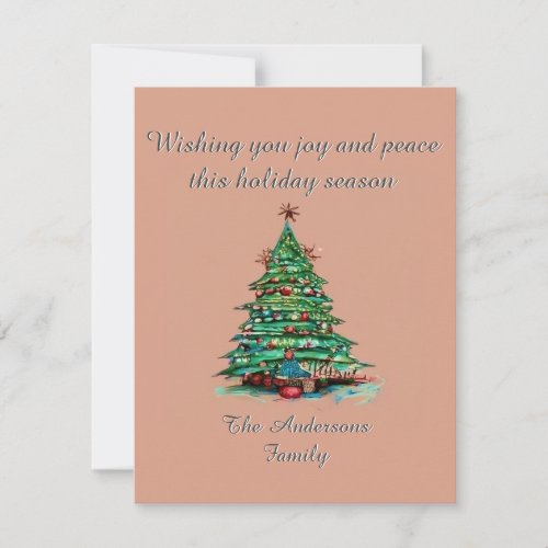 Customizable Christmas Card
