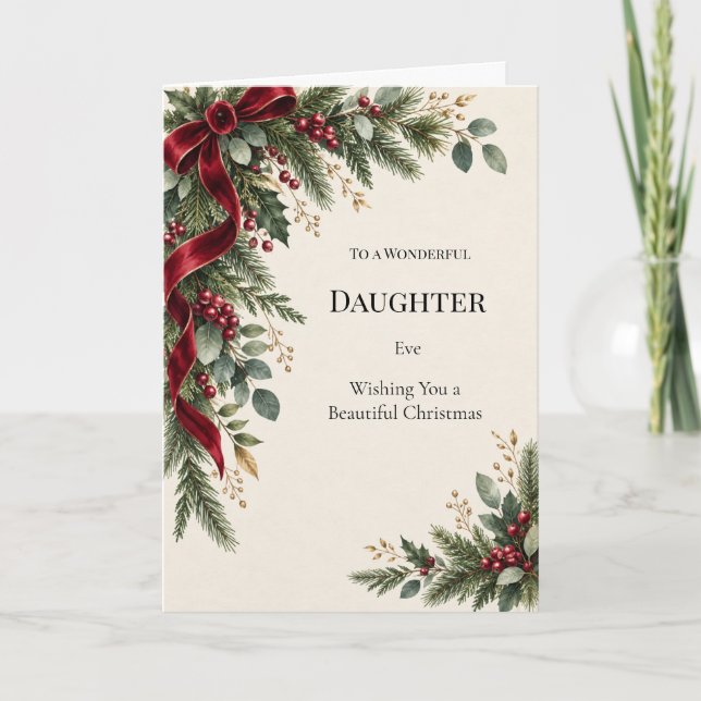 Customizable Christmas card (Front)