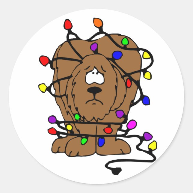 Customizable Christmas Card Envelope Seals (Front)