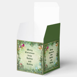 Customizable Christmas Favor Box