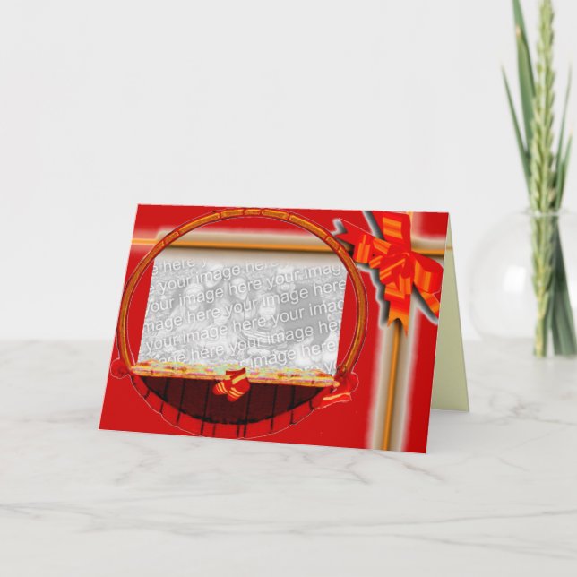 Customizable Christmas Frame Card (Front)