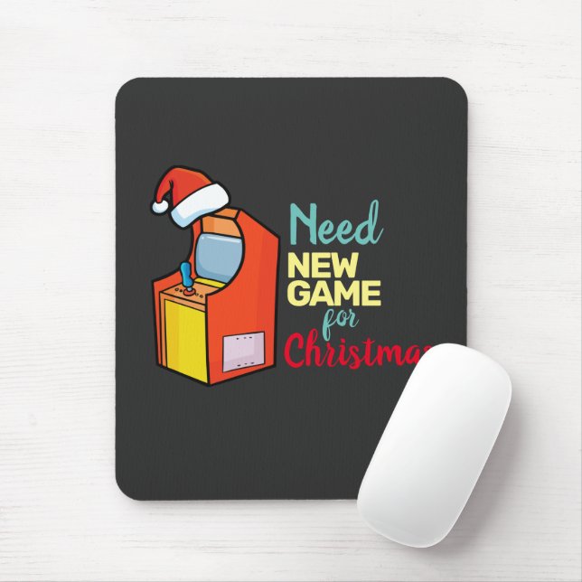 Customizable Christmas Game Mouse Pad (With Mouse)