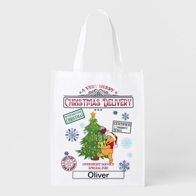 Customizable Christmas Gift Bag (Front)