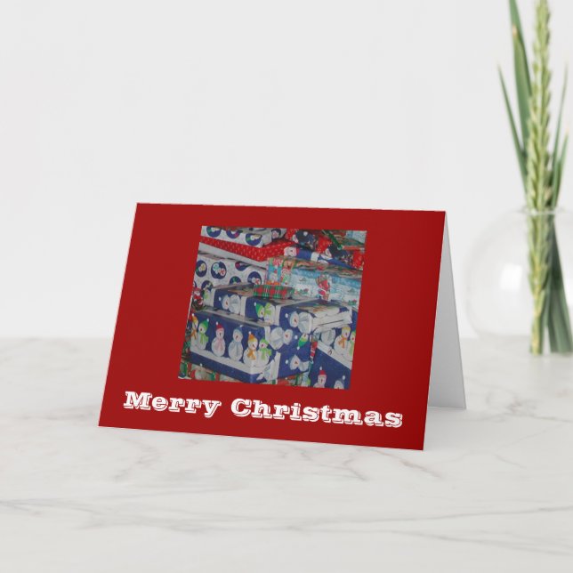 Customizable Christmas Holiday Card (Front)