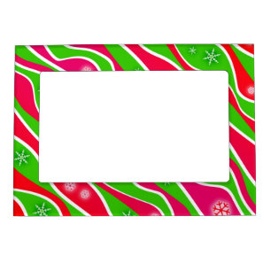 Customizable CHRISTMAS HOLIDAY MAGNETIC FRAME