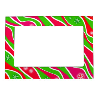Customizable CHRISTMAS HOLIDAY MAGNETIC FRAME